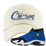 Laney 14s Dad Hat | Chiraq, White