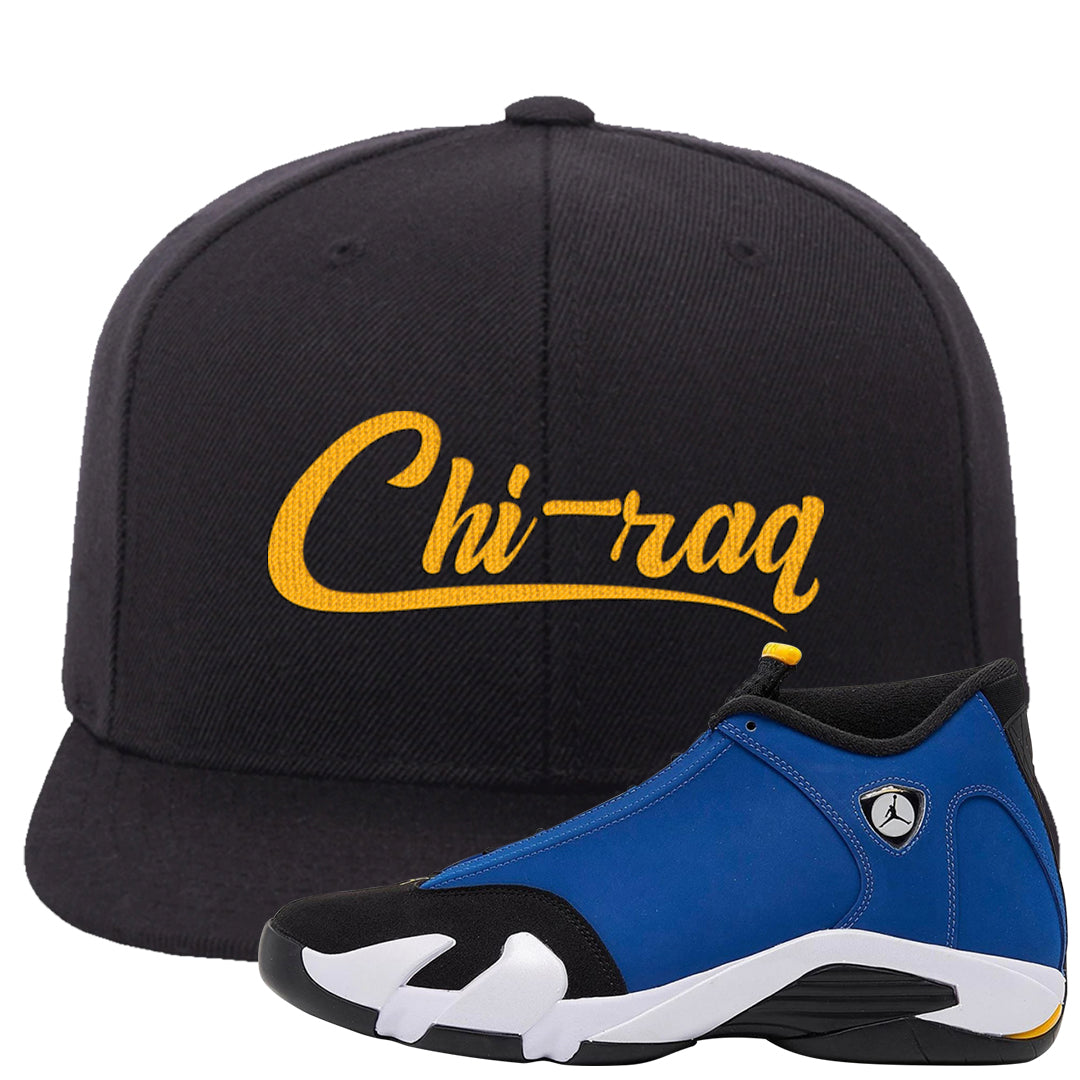 Laney 14s Snapback Hat | Chiraq, Black