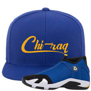 Laney 14s Snapback Hat | Chiraq, Royal