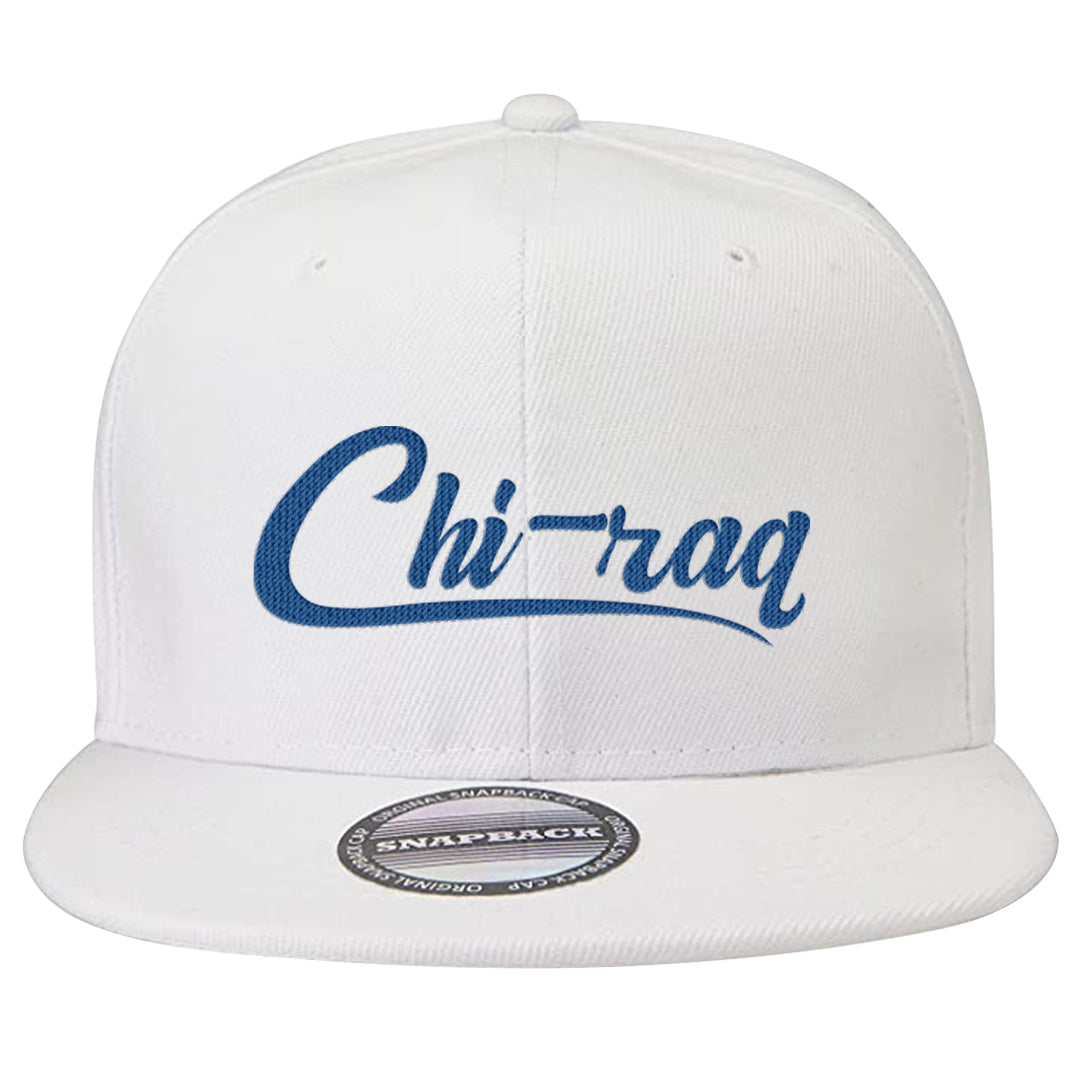 Laney 14s Snapback Hat | Chiraq, White