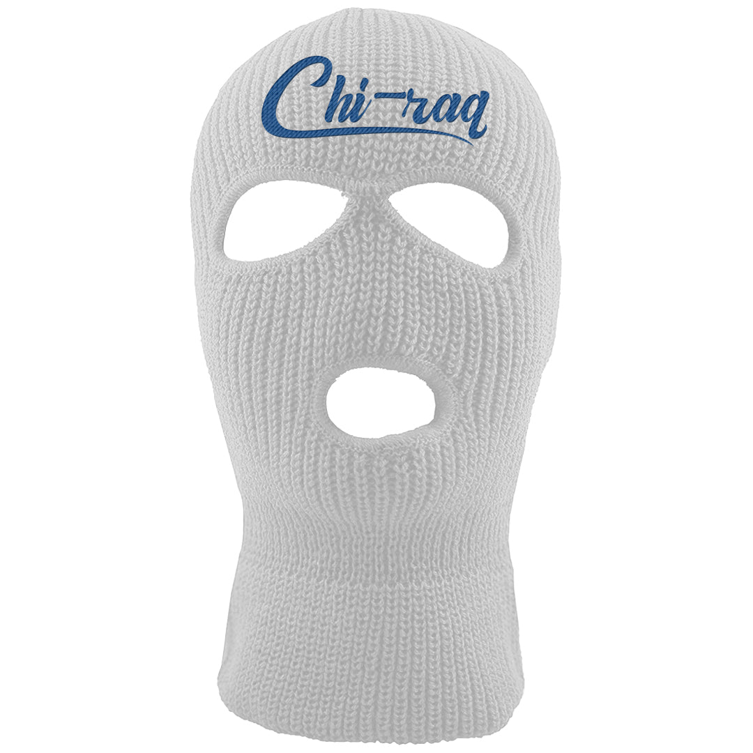 Laney 14s Ski Mask | Chiraq, White