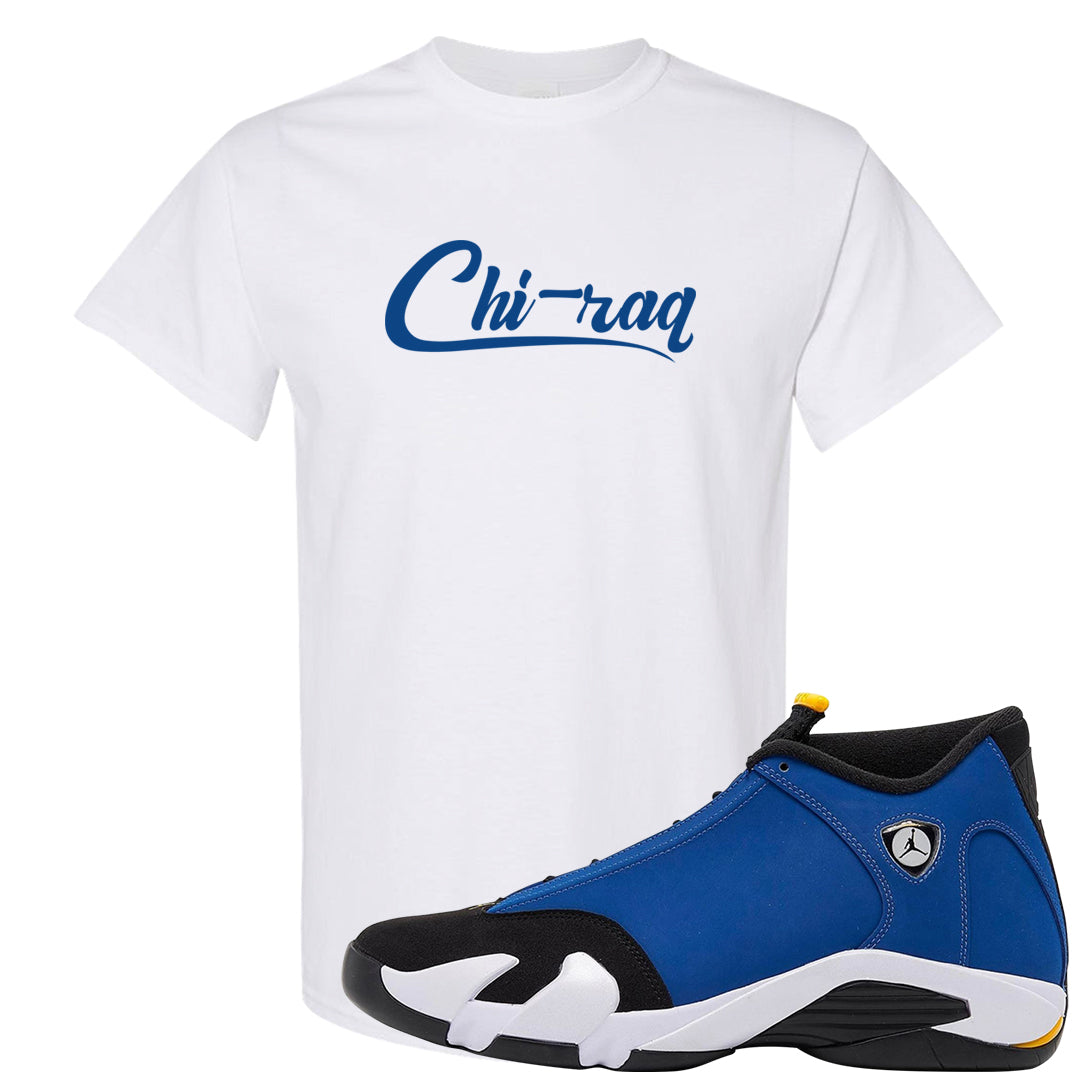 Laney 14s T Shirt | Chiraq, White