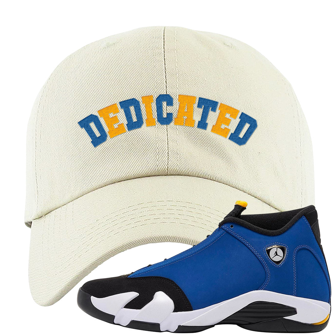 Laney 14s Dad Hat | Dedicated, White