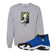 Laney 14s Crewneck Sweatshirt | God Told Me, Ash