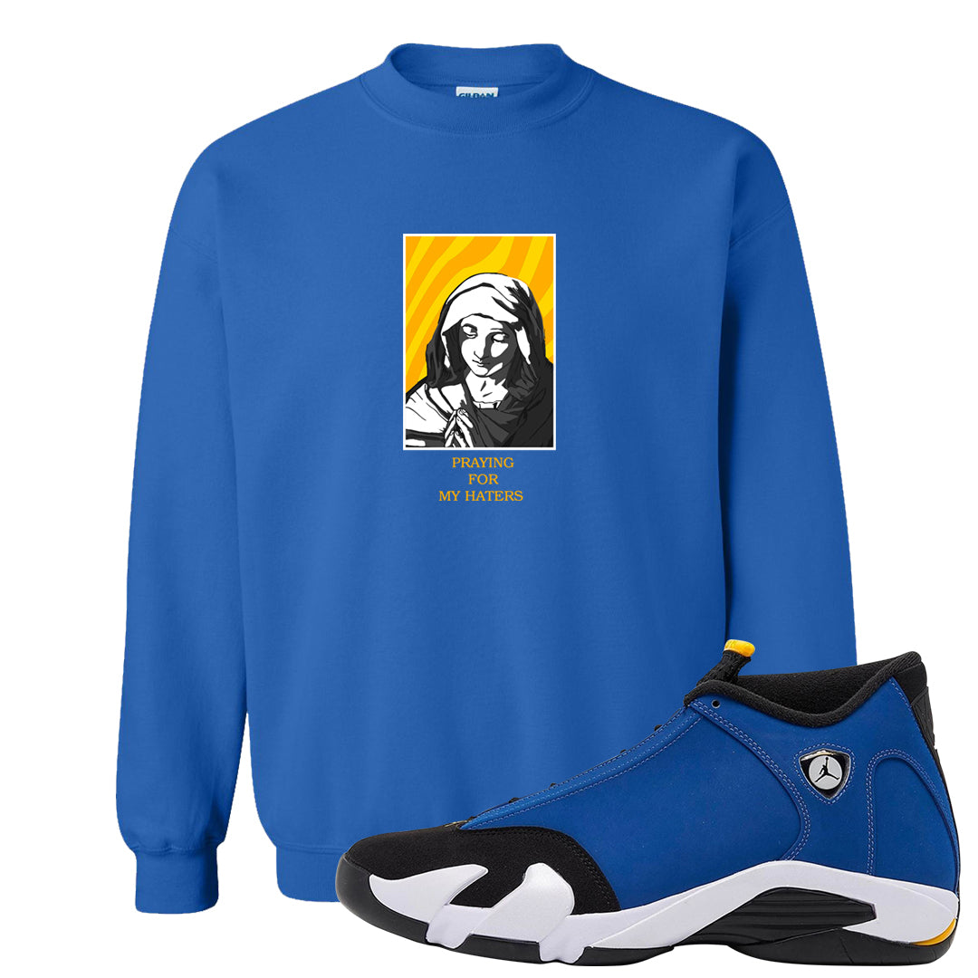 Laney 14s Crewneck Sweatshirt | God Told Me, Royal