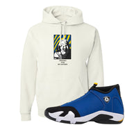 Laney 14s Hoodie | God Told Me, White