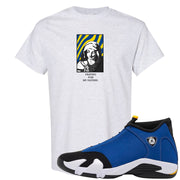 Laney 14s T Shirt | God Told Me, Ash