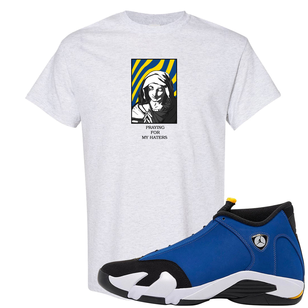 Laney 14s T Shirt | God Told Me, Ash