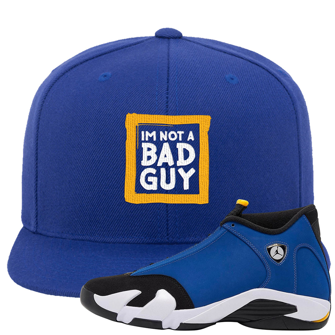 Laney 14s Snapback Hat | I'm Not A Bad Guy, Royal