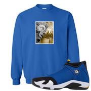 Laney 14s Crewneck Sweatshirt | Miguel, Royal