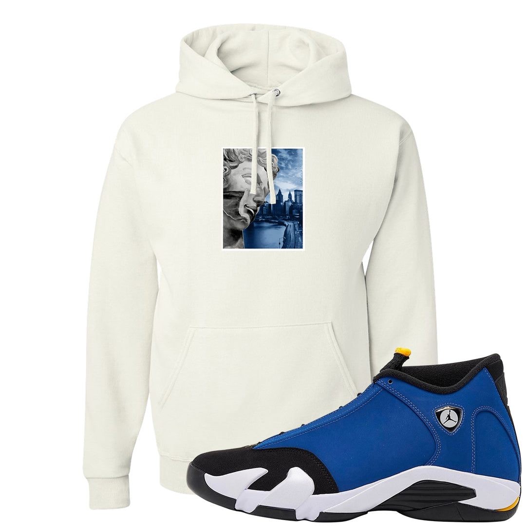 Laney 14s Hoodie | Miguel, White