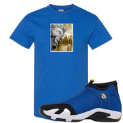 Laney 14s T Shirt | Miguel, Royal