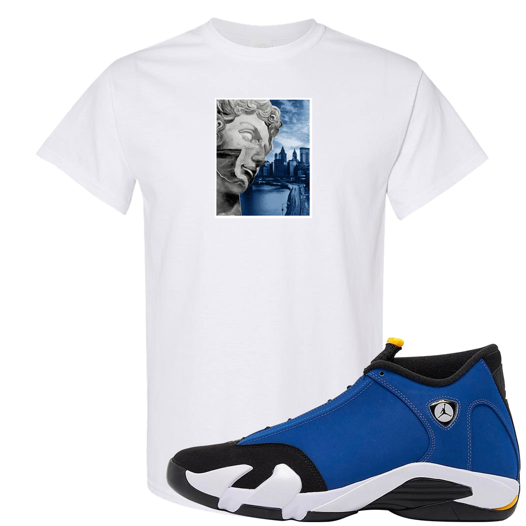 Laney 14s T Shirt | Miguel, White