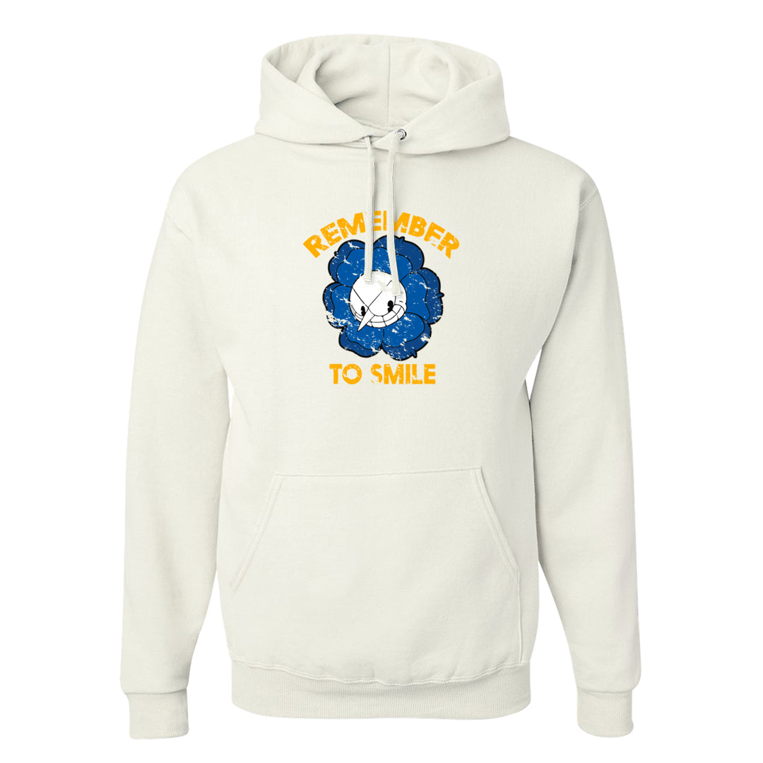 Laney 14s Hoodie | Remember To Smile, White