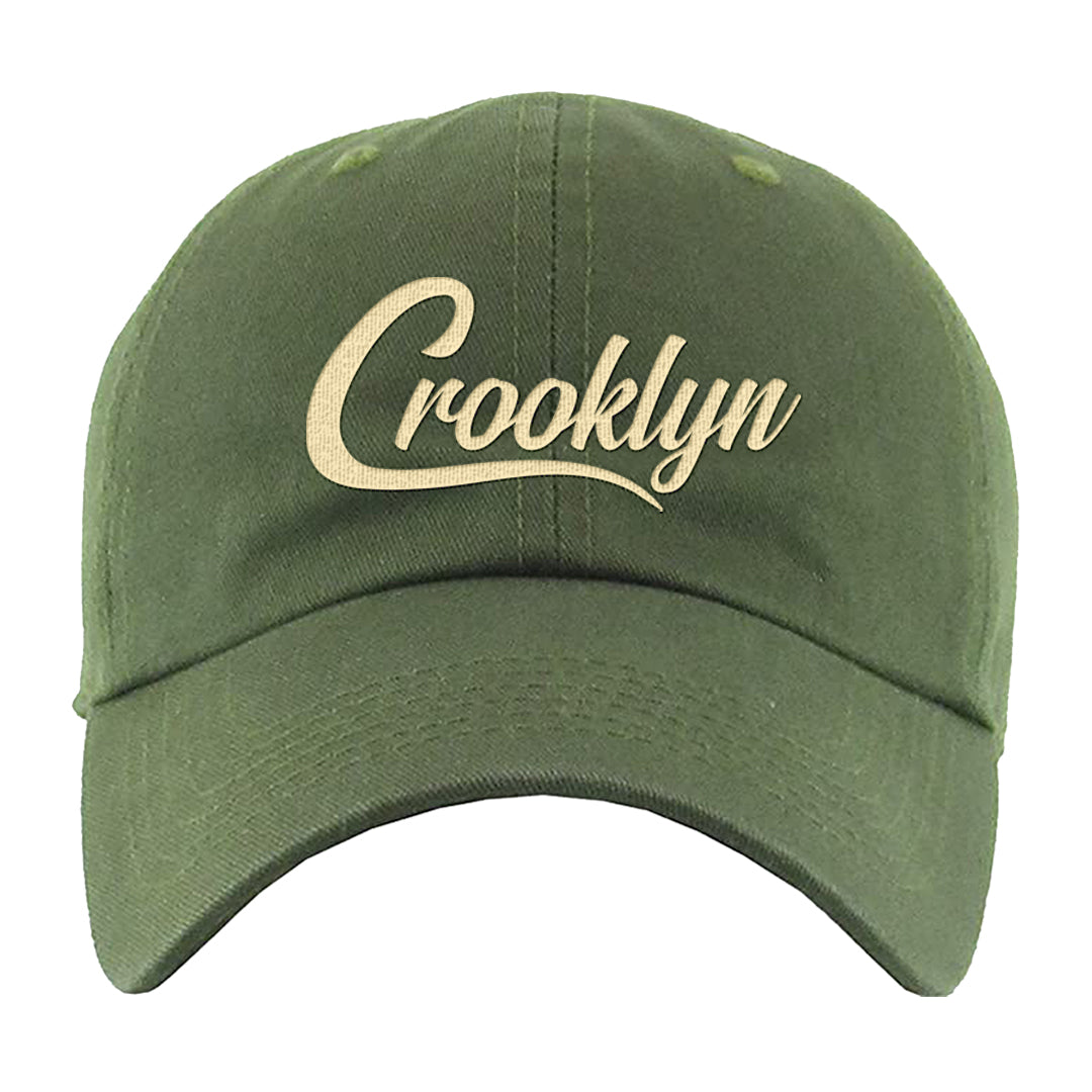 Brown Olive 1s Dad Hat | Crooklyn, Olive