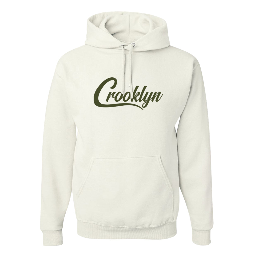 Brown Olive 1s Hoodie | Crooklyn, White