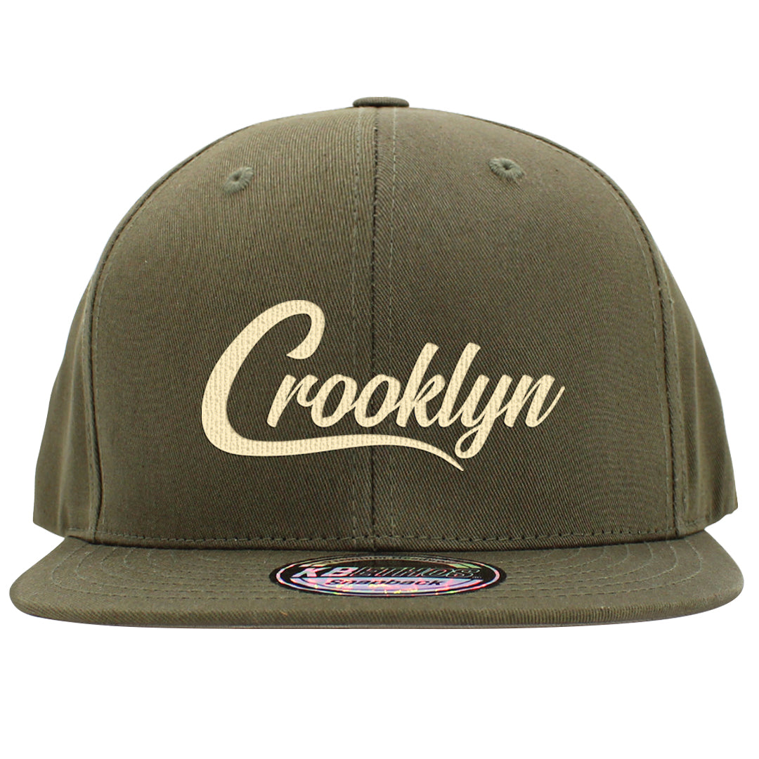 Brown Olive 1s Snapback Hat | Crooklyn, Olive