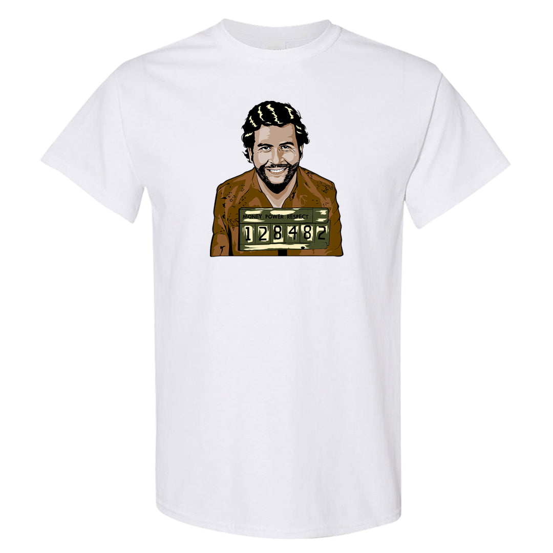 Brown Olive 1s T Shirt | Escobar Illustration, White