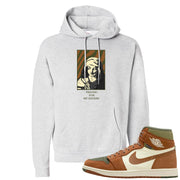 Brown Olive 1s Hoodie | God Told Me, Ash