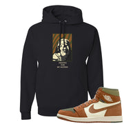 Brown Olive 1s Hoodie | God Told Me, Black