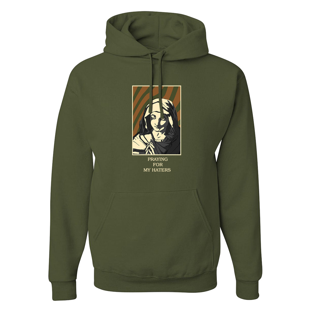 Brown Olive 1s Hoodie | God Told Me, Military Green