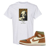 Brown Olive 1s T Shirt | God Told Me, Ash