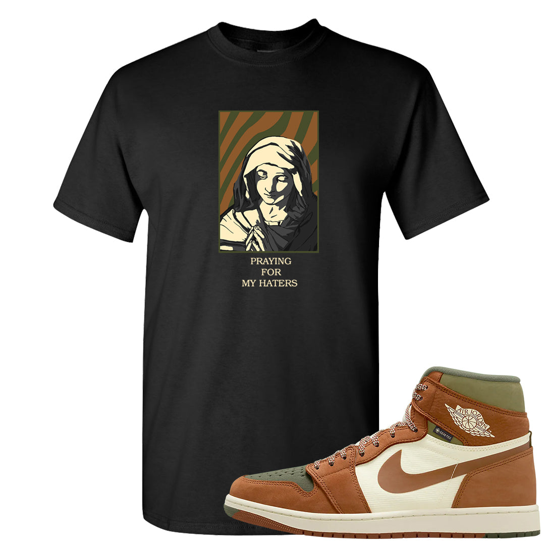 Brown Olive 1s T Shirt | God Told Me, Black