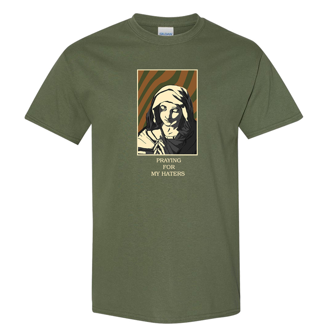 Brown Olive 1s T Shirt | God Told Me, Military Green