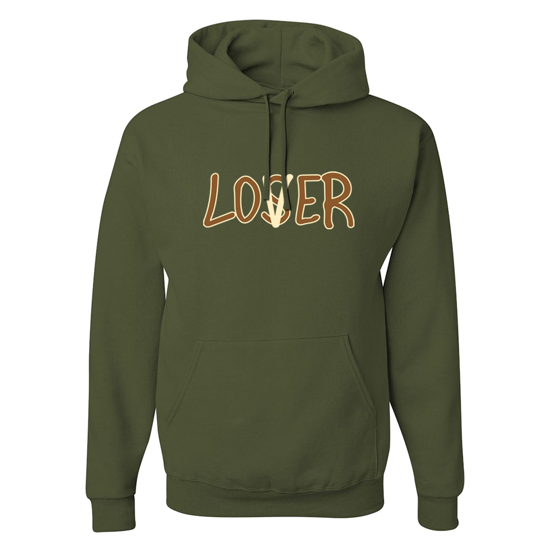 Brown Olive 1s Hoodie | Lover, Military Green