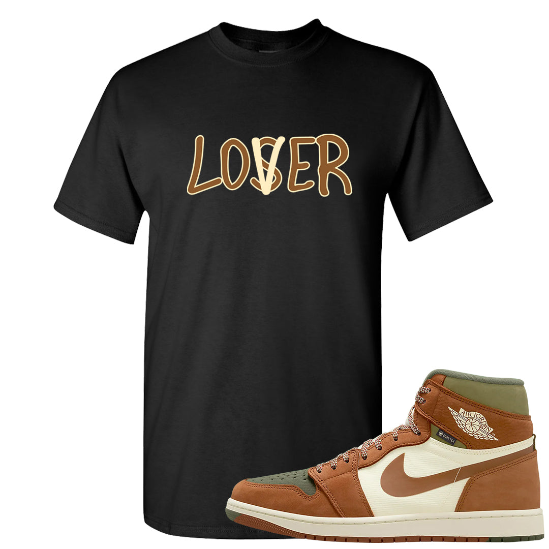 Brown Olive 1s T Shirt | Lover, Black