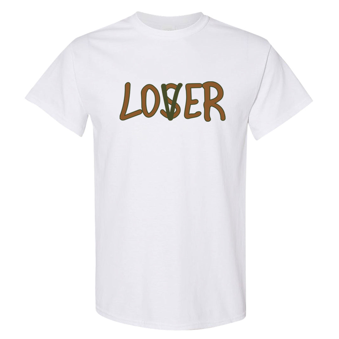 Brown Olive 1s T Shirt | Lover, White