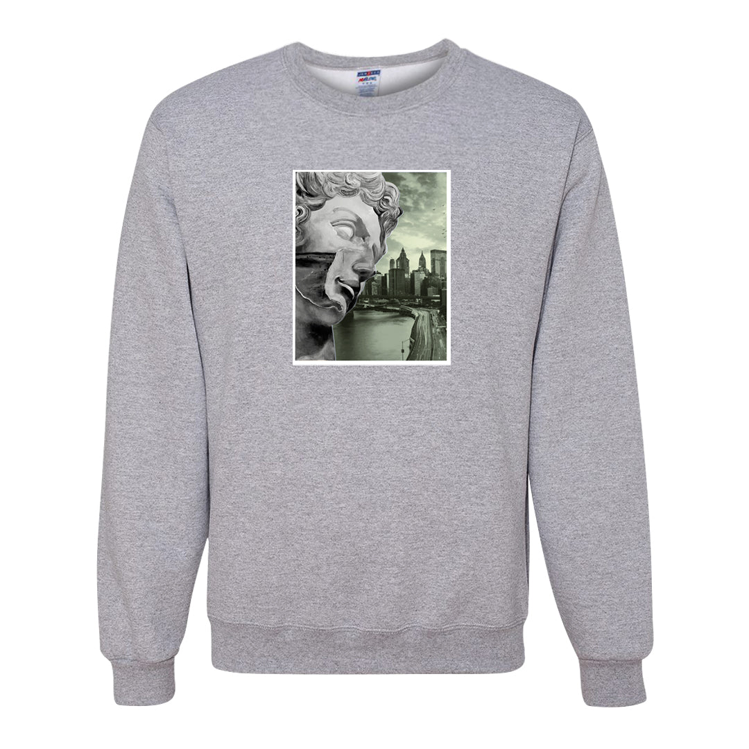 Brown Olive 1s Crewneck Sweatshirt | Miguel, Ash