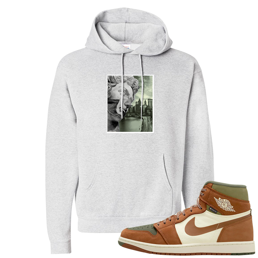 Brown Olive 1s Hoodie | Miguel, Ash