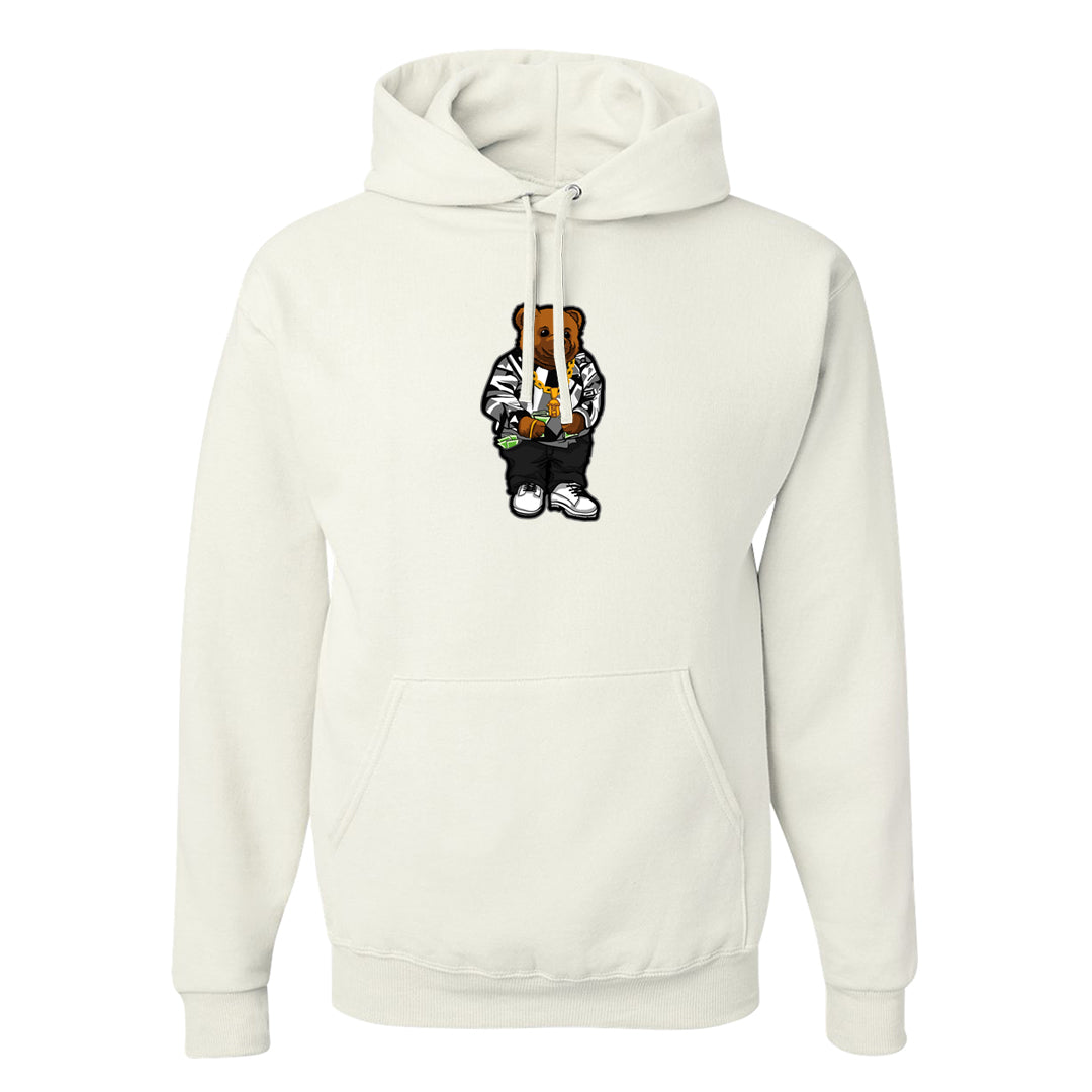 Elephant Print OG 1s Hoodie | Sweater Bear, White