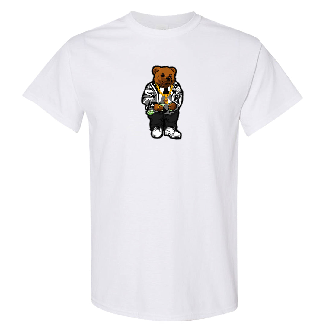 Elephant Print OG 1s T Shirt | Sweater Bear, White