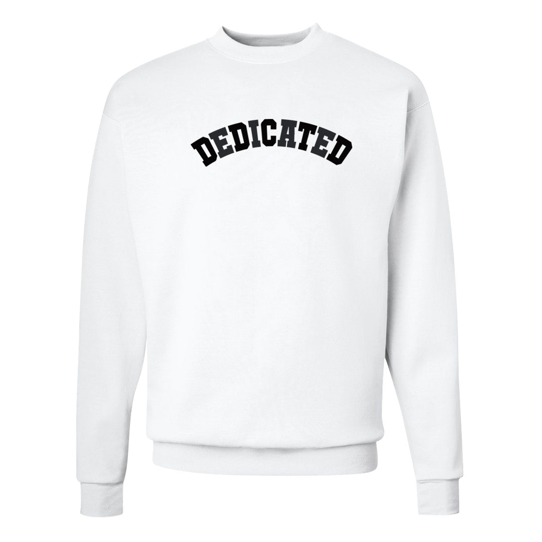 Elephant Print OG 1s Crewneck Sweatshirt | Dedicated, White