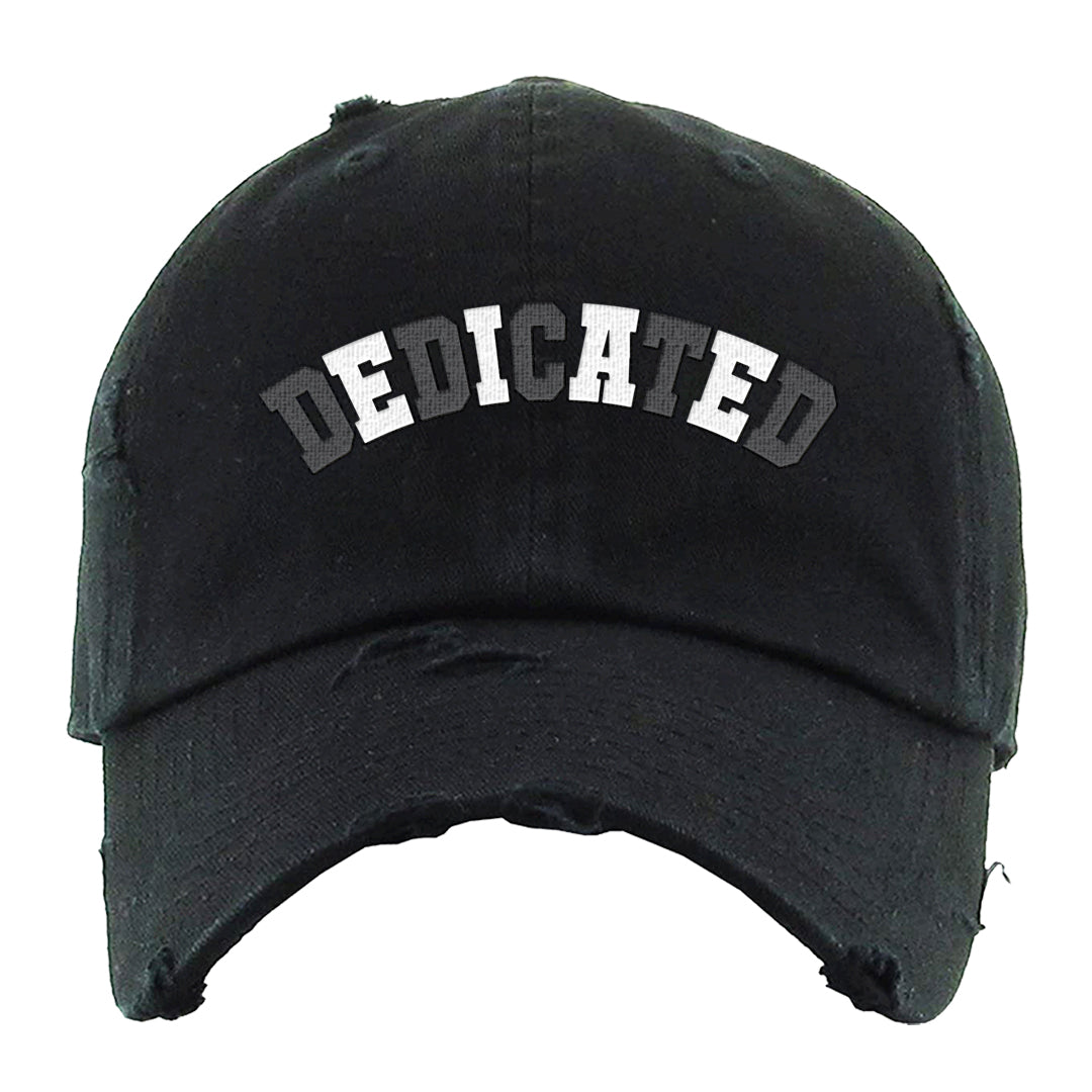 Elephant Print OG 1s Distressed Dad Hat | Dedicated, Black