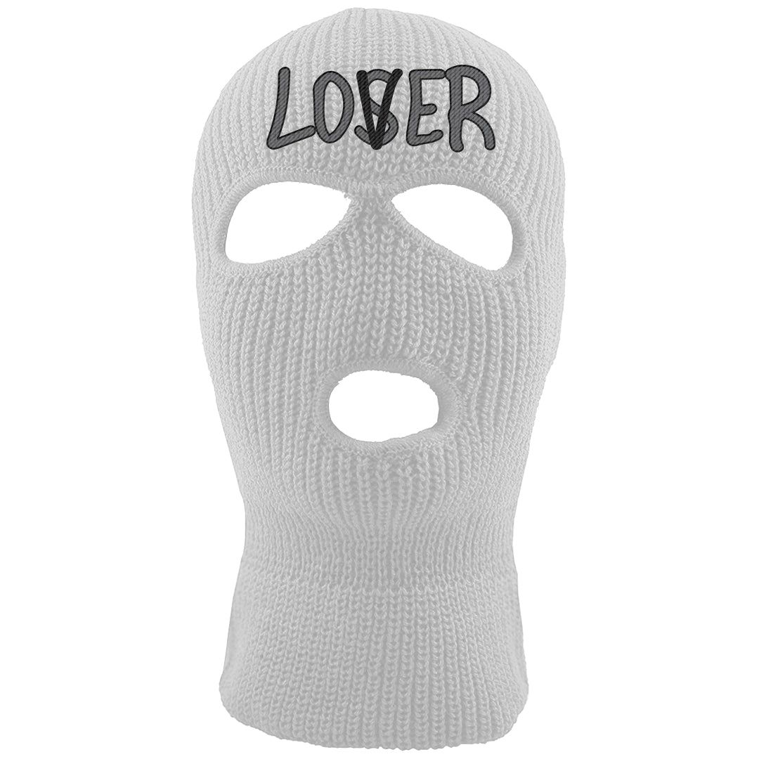 Elephant Print OG 1s Ski Mask | Lover, White