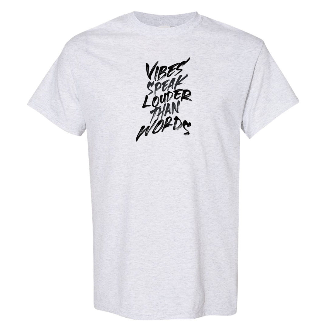 Elephant Print OG 1s T Shirt | Vibes Speak Louder Than Words, Ash
