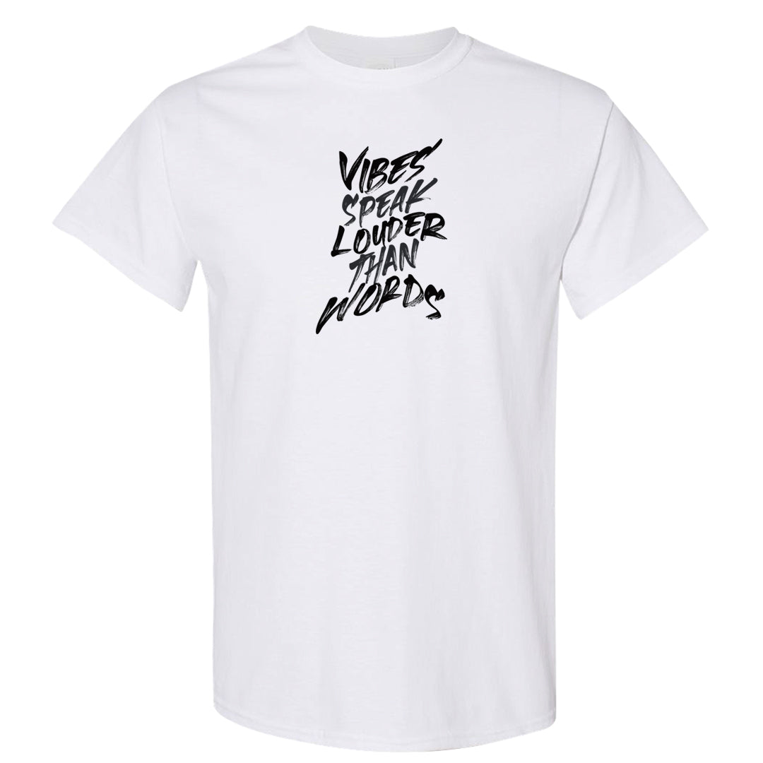 Elephant Print OG 1s T Shirt | Vibes Speak Louder Than Words, White