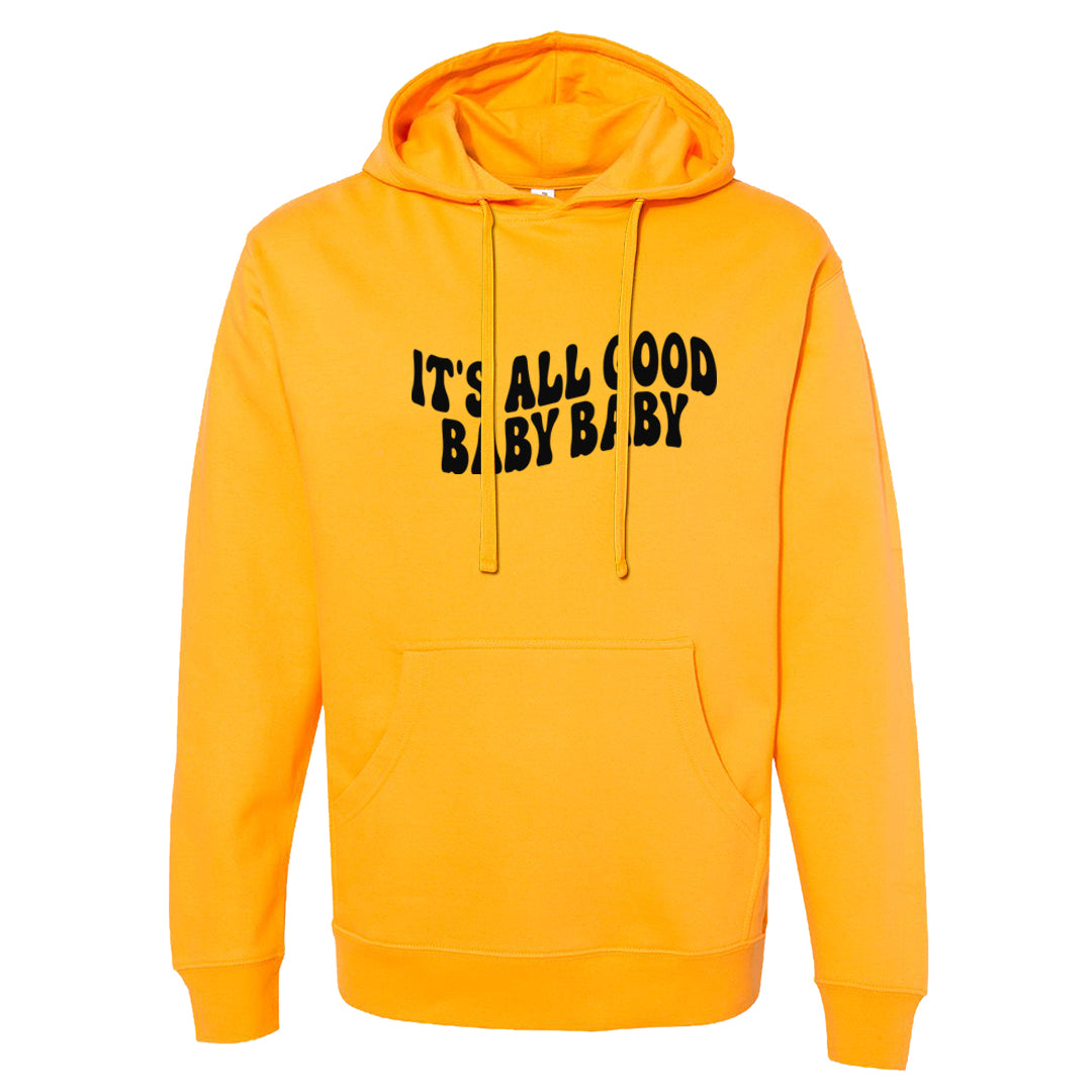 Flyease Yellow Ochre 1s Hoodie | All Good Baby, Gold