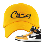 Flyease Yellow Ochre 1s Dad Hat | Chiraq, Gold