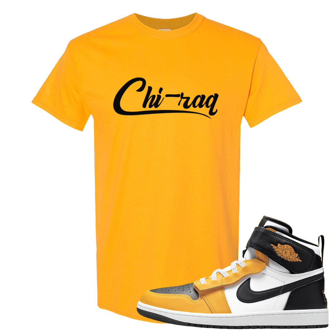 Flyease Yellow Ochre 1s T Shirt | Chiraq, Gold