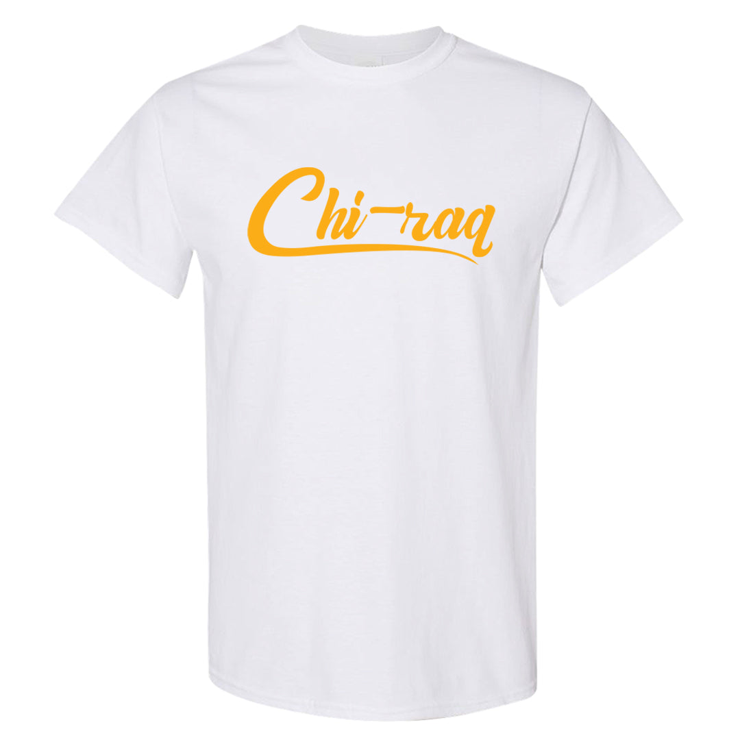 Flyease Yellow Ochre 1s T Shirt | Chiraq, White