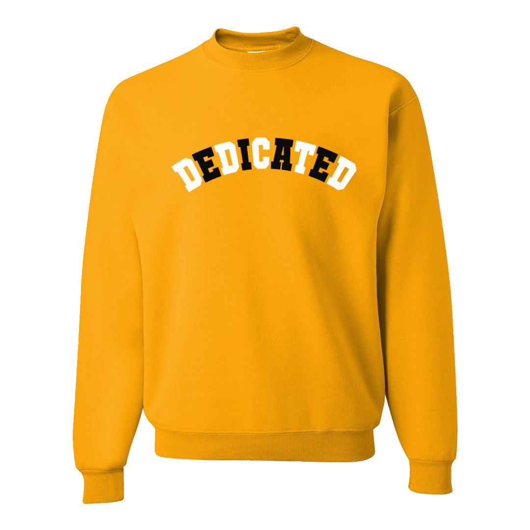 Flyease Yellow Ochre 1s Crewneck Sweatshirt | Dedicated, Gold