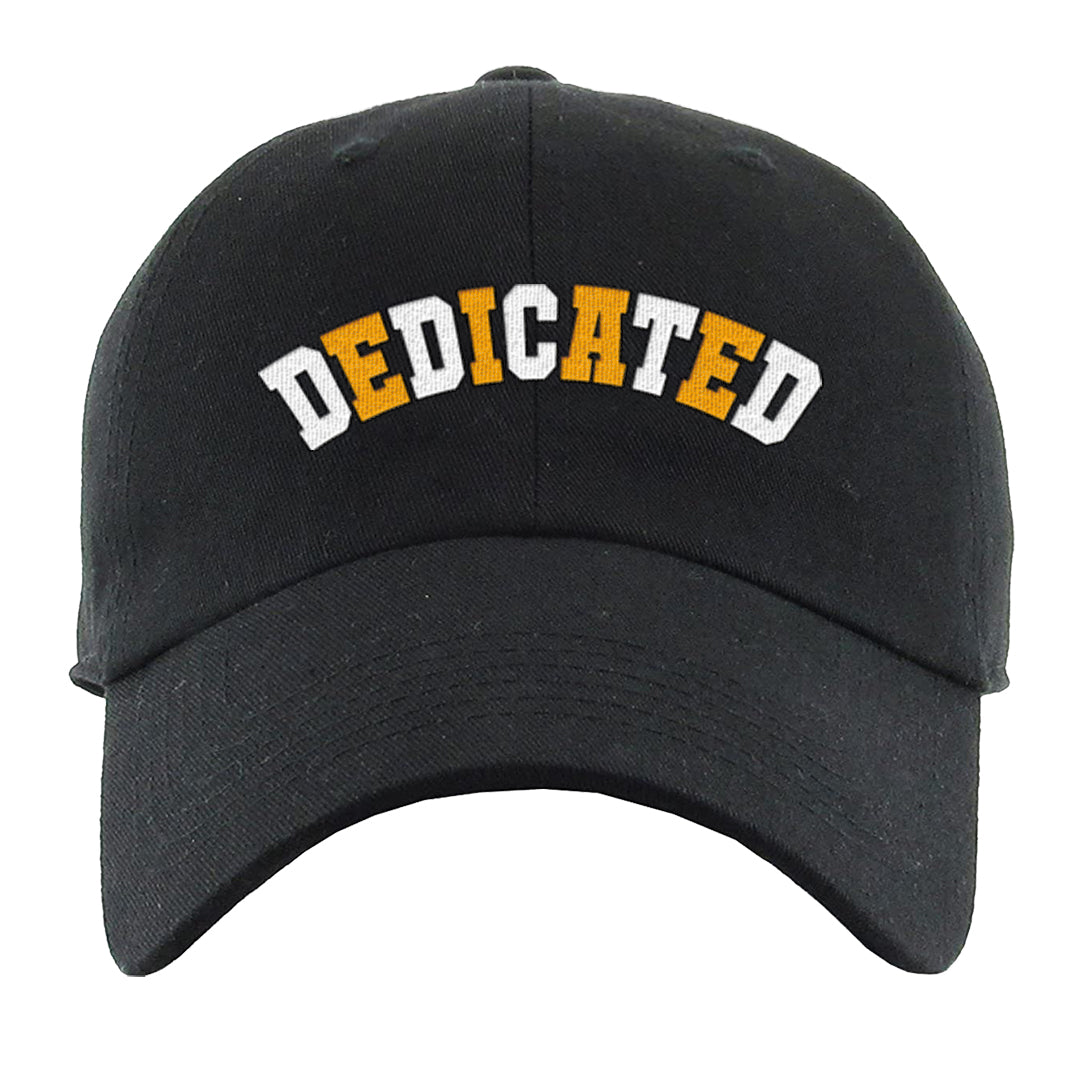 Flyease Yellow Ochre 1s Dad Hat | Dedicated, Black