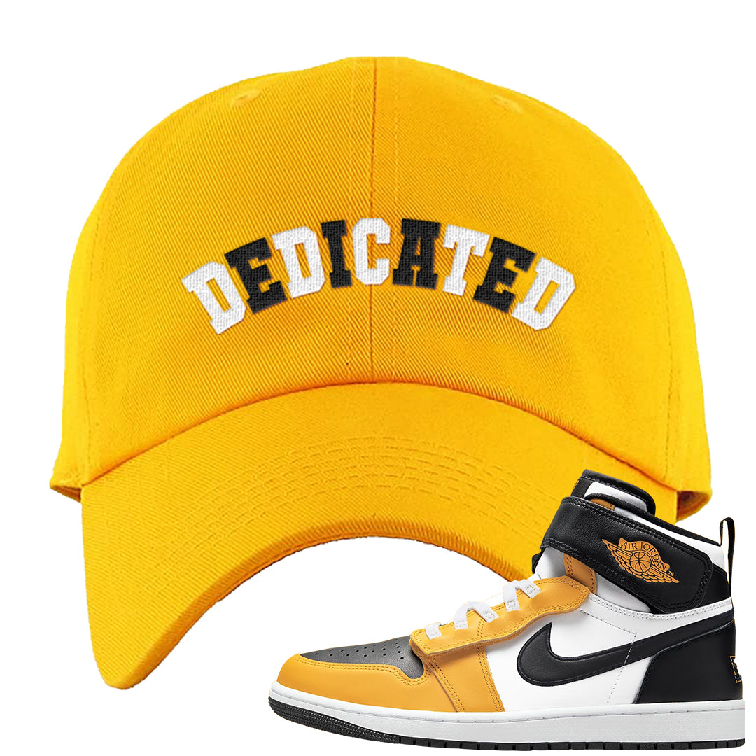 Flyease Yellow Ochre 1s Dad Hat | Dedicated, Gold