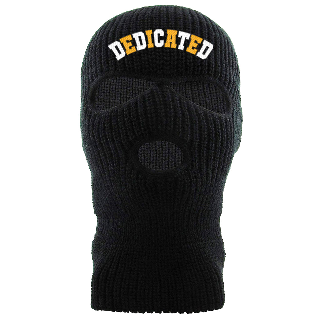 Flyease Yellow Ochre 1s Ski Mask | Dedicated, Black