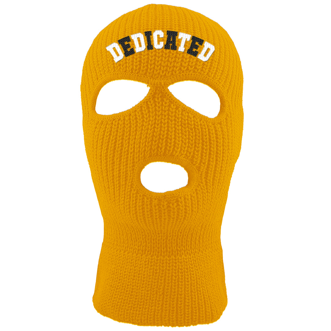 Flyease Yellow Ochre 1s Ski Mask | Dedicated, Gold