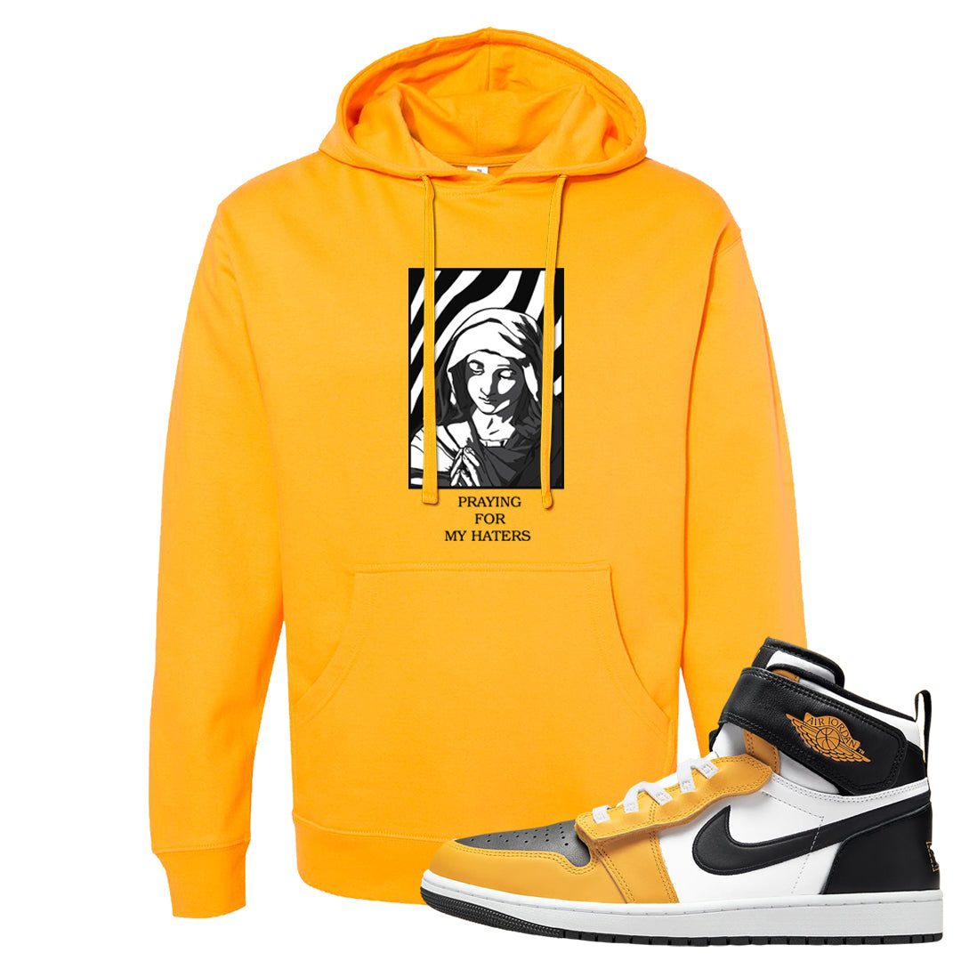 Flyease Yellow Ochre 1s Hoodie | God Told Me, Gold